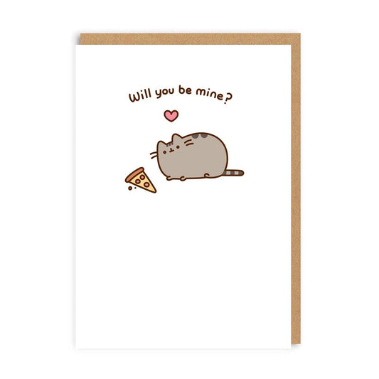 Pusheen Will You Be Mine? Greeting Card