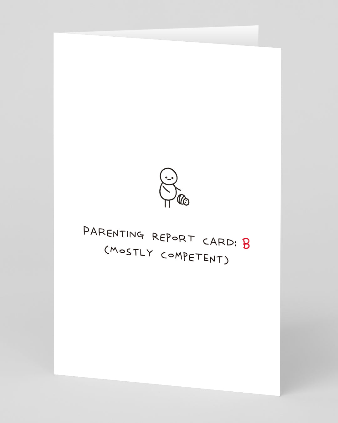 Parenting Report Greeting Card