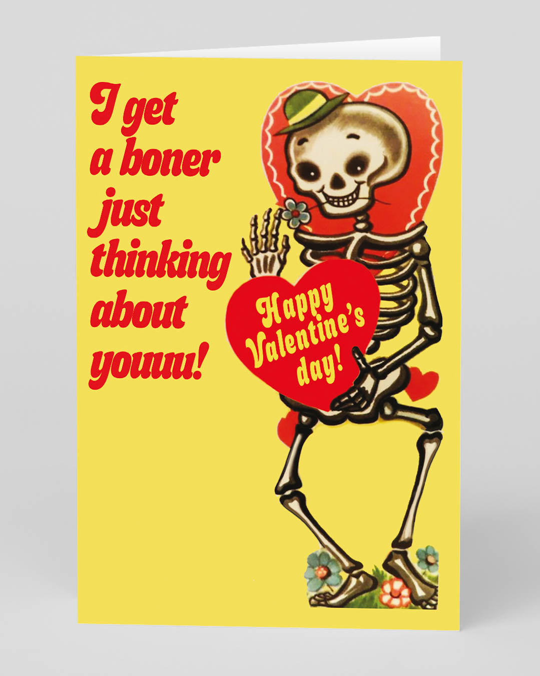 Personalised I Get a Boner Card