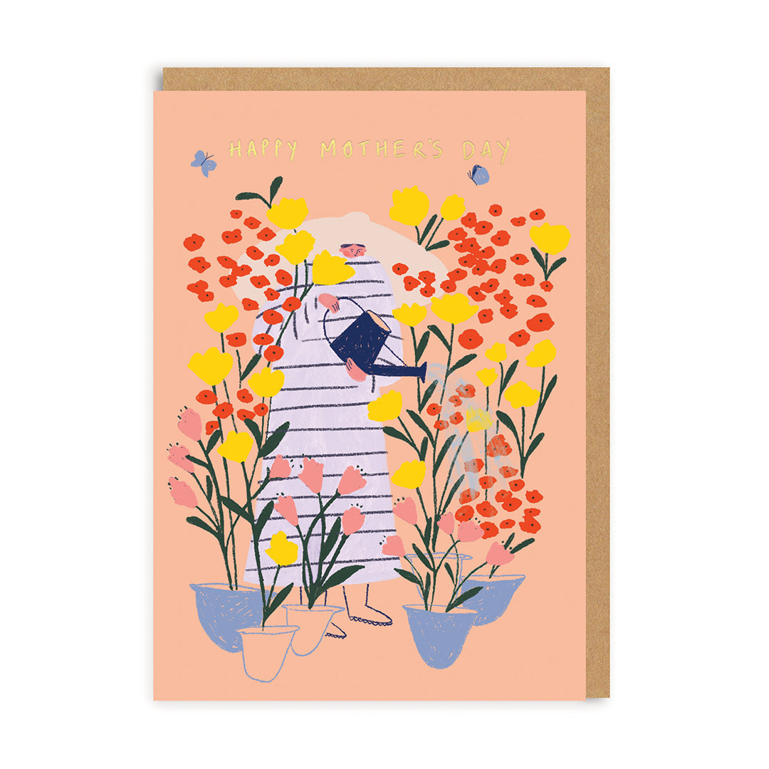 Tending Garden Mother's Day Card