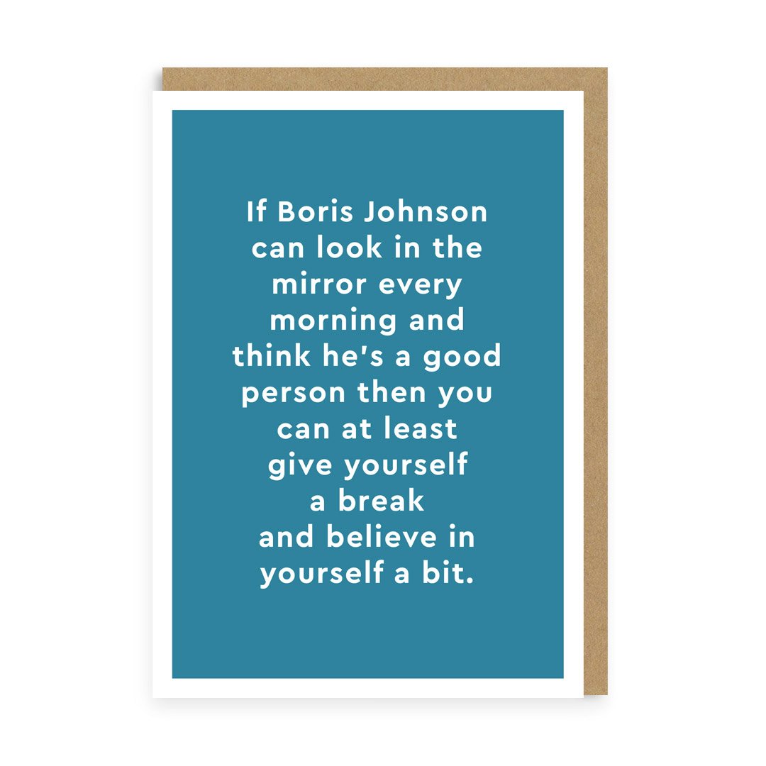 Boris Johnson Greeting Card