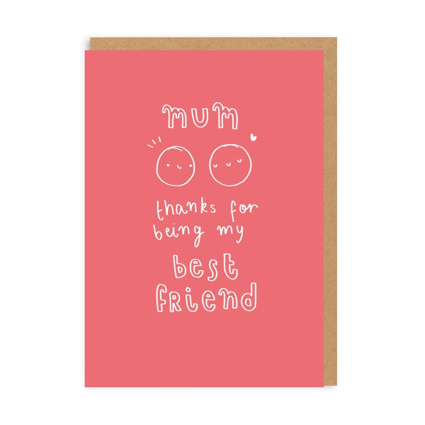 Mum Best Friend Greeting Card