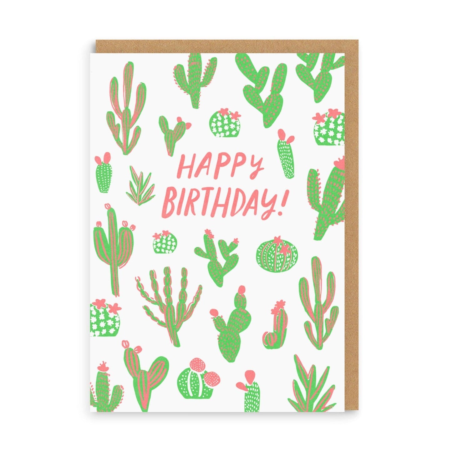 Cactus Happy Birthday Card