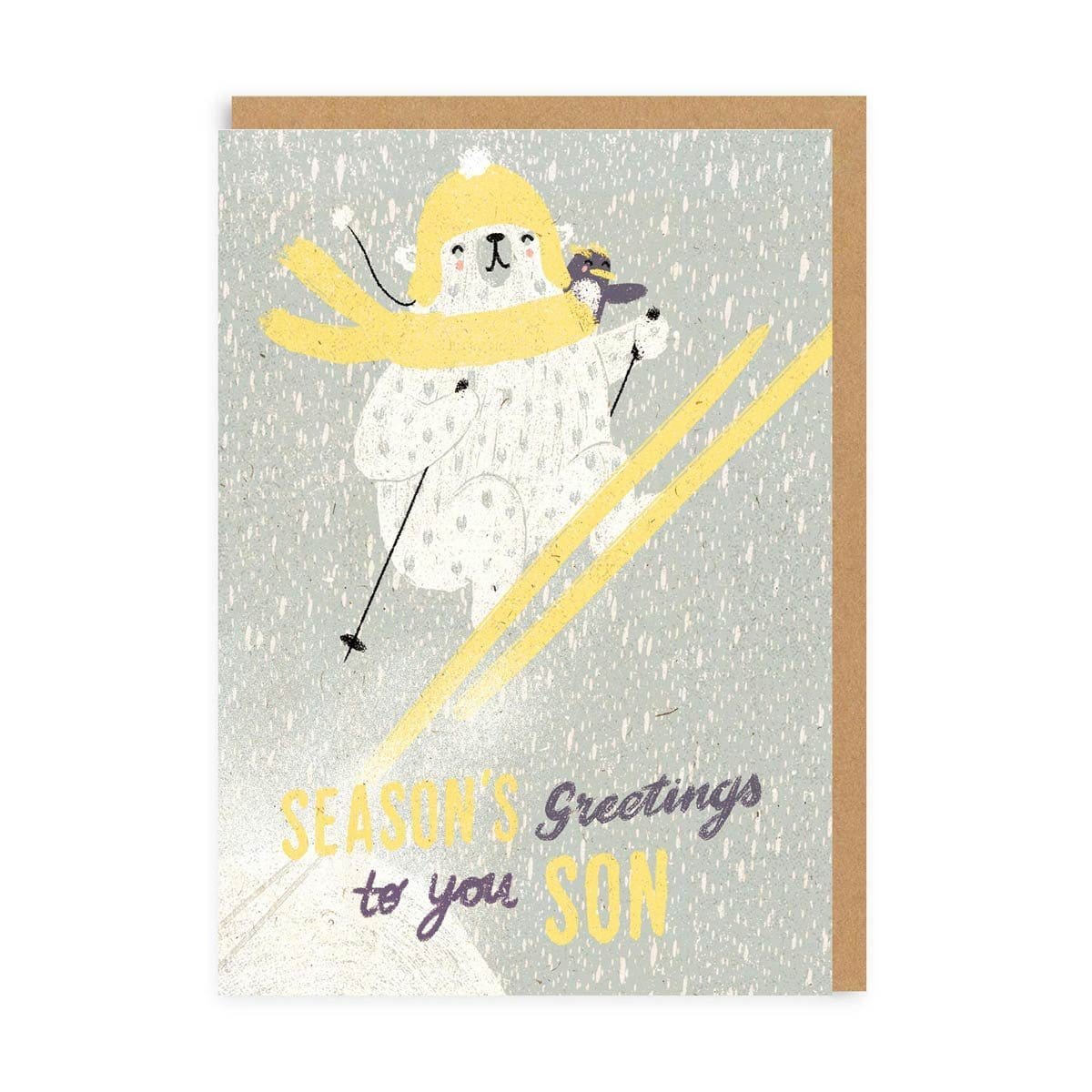 Son Seasons Greetings Christmas Card