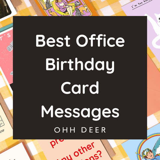 How to Win at the Office Birthday Card - Funny Messages for Colleagues