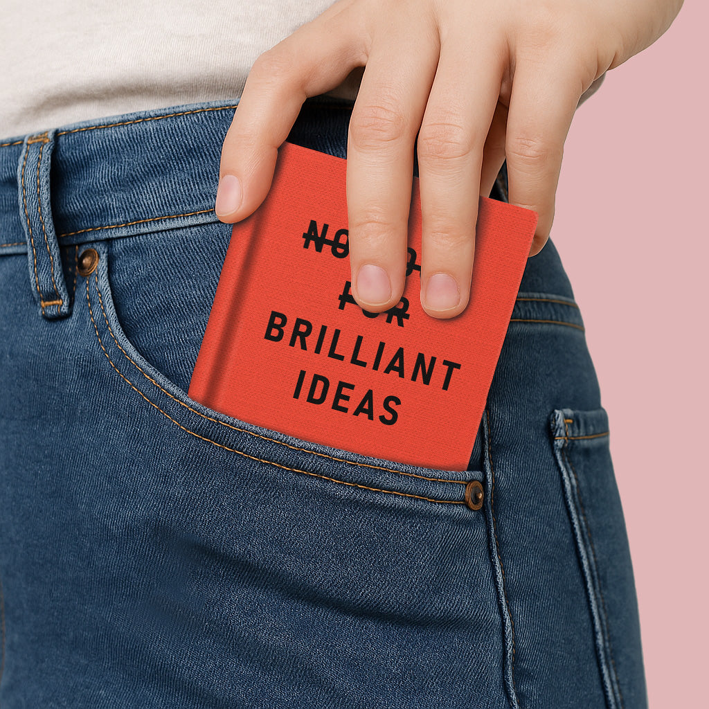 Brilliant Ideas A7 Fabric Hardback Notebook