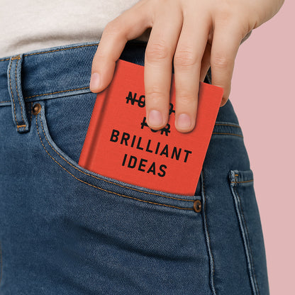 Brilliant Ideas A7 Fabric Hardback Notebook
