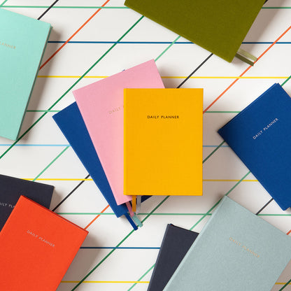 Orange Fabric Daily Planner