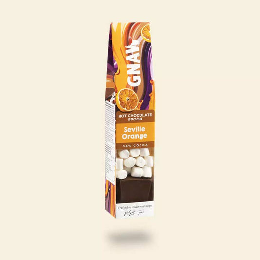 Seville Orange Hot Chocolate Stirrer with Marshmallows