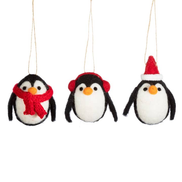 Penguin Felt Hanging Decoration