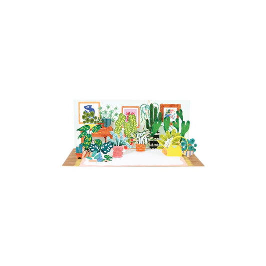 Plants Layered Greeting Card