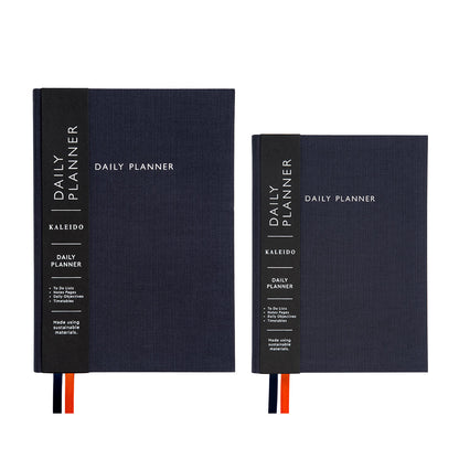 Off Black Fabric Daily Planner