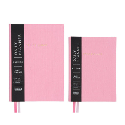 Pink Fabric Daily Planner