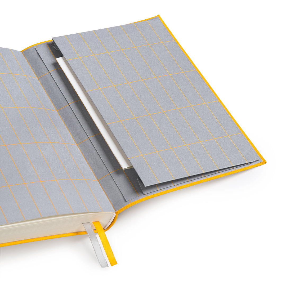 Yellow Fabric Daily Planner