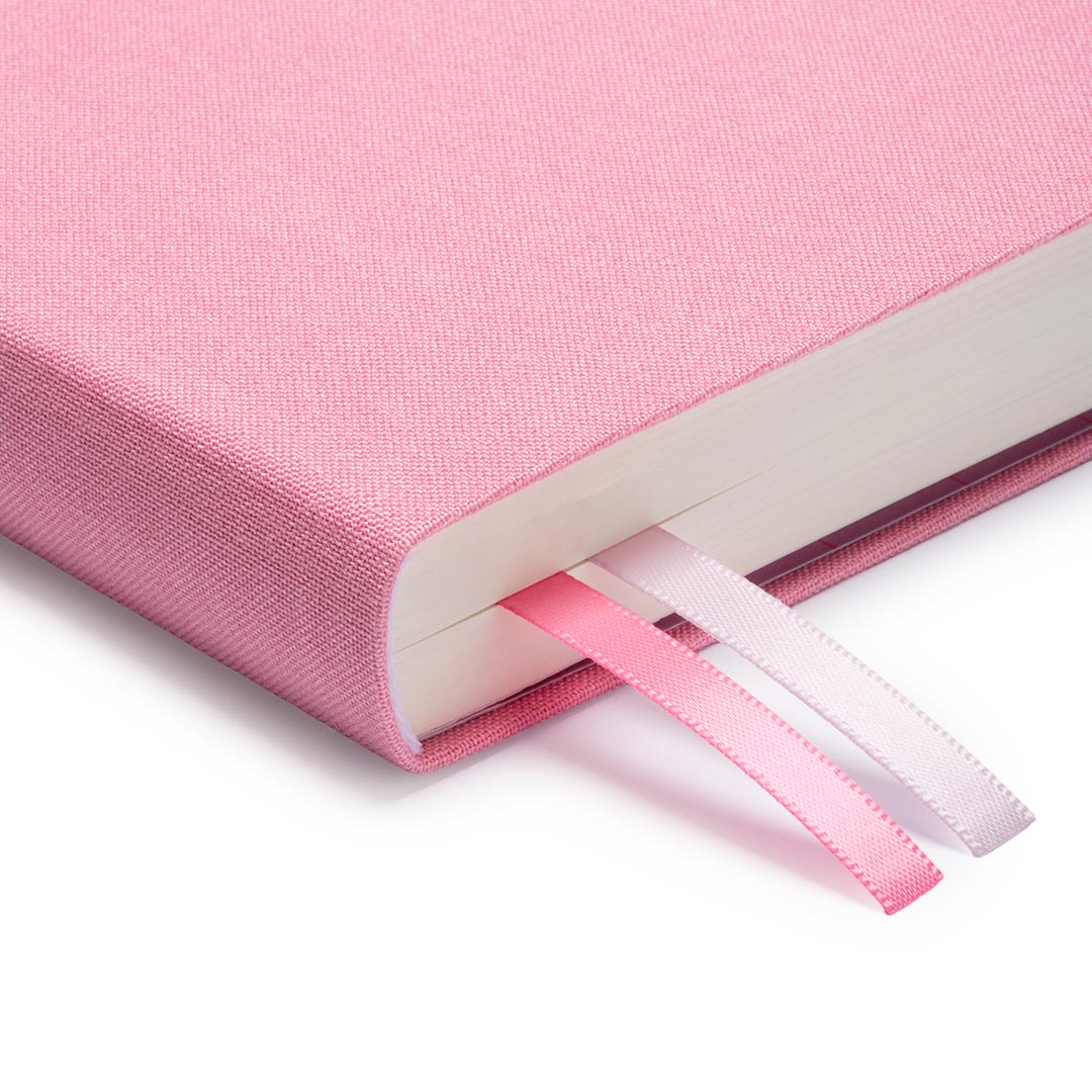Pink Fabric Daily Planner