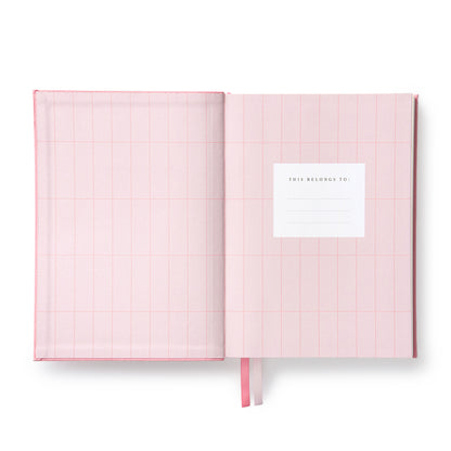 Pink Fabric Daily Planner