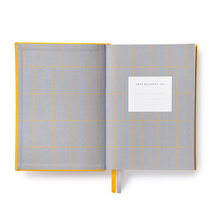 Yellow Fabric Daily Planner