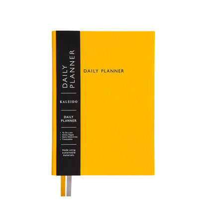 Yellow Fabric Daily Planner