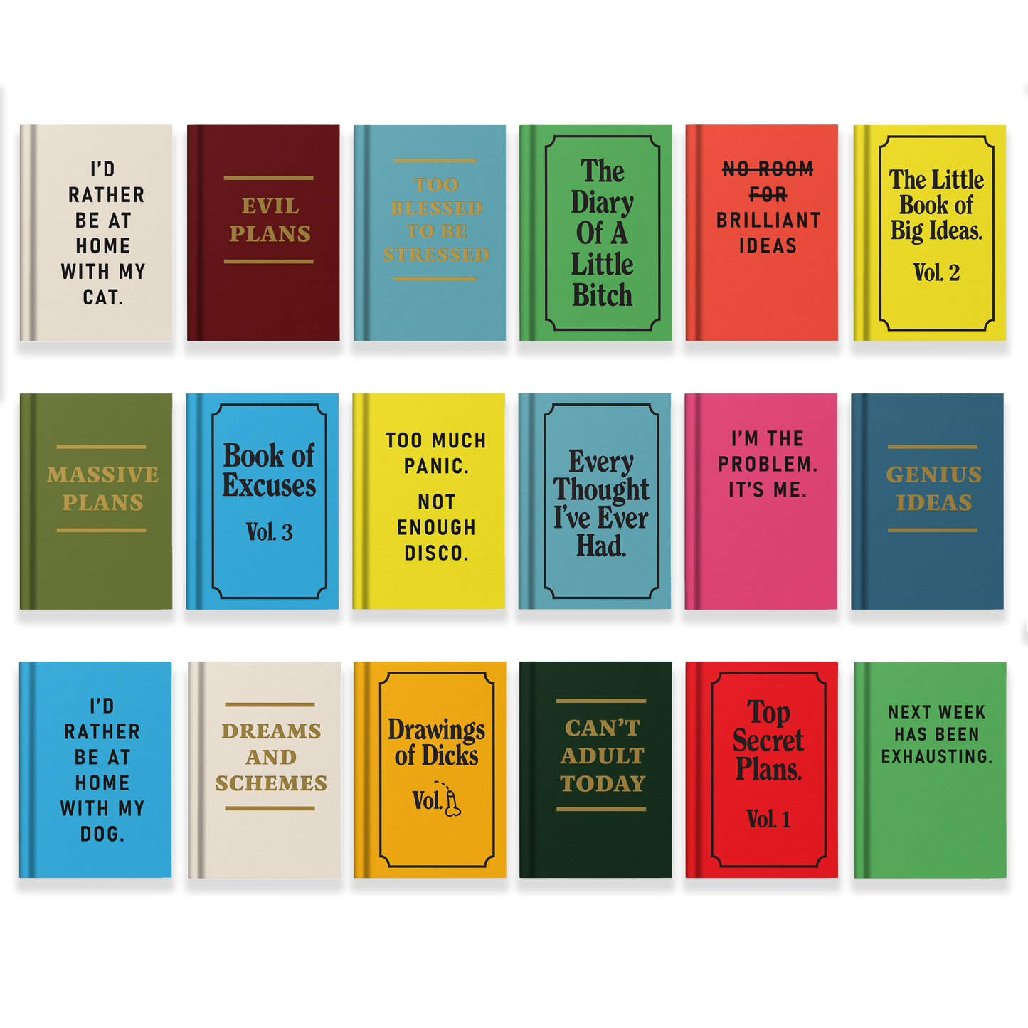 Massive Plans A7 Fabric Hardback Notebook