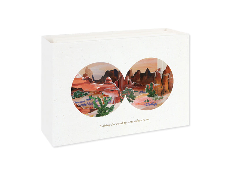 Desert View 3D Pop Up Greeting Card