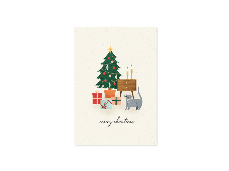 Cozy Dwelling 3D Layered Christmas Card