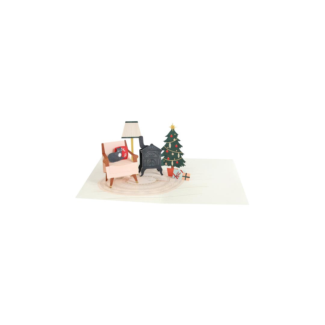 Cozy Dwelling 3D Layered Christmas Card