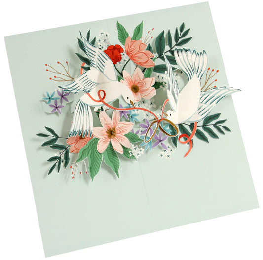 Love Birds Pure Alchemy: Pop-up Greeting Card