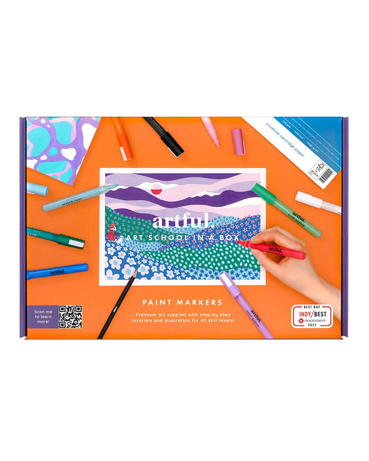 Artful: Art School in a Box - Paint Markers Edition