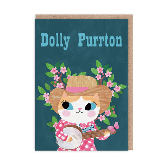 Dolly Purrton Greeting Card