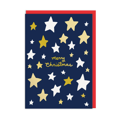 Merry Christmas Stars Card