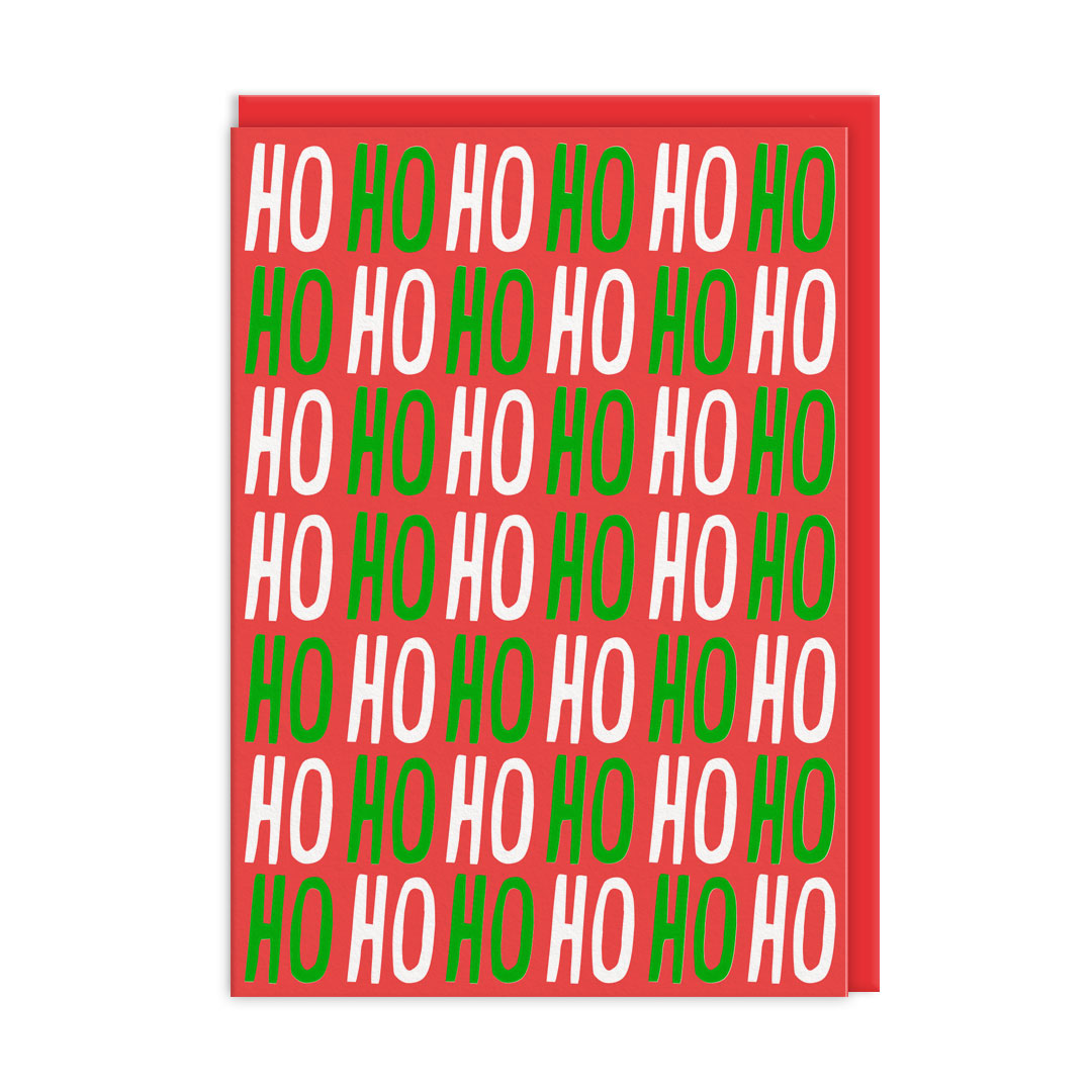 Ho Ho Ho Christmas Card