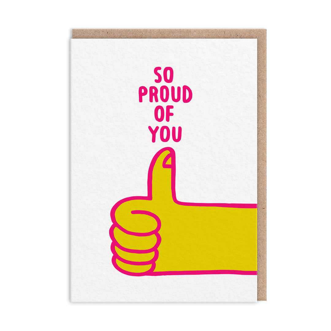 Proud Card So Proud Of You Greeting Card 👍 | Ohh Deer