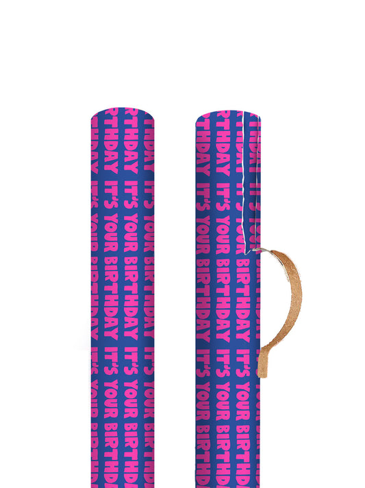 It's Your Birthday Gift Wrap 3m Roll