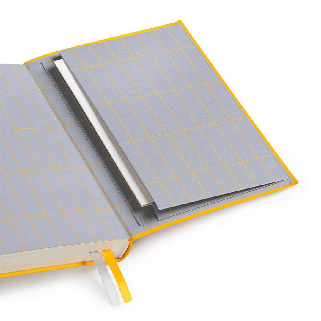 Yellow Fabric Daily Planner