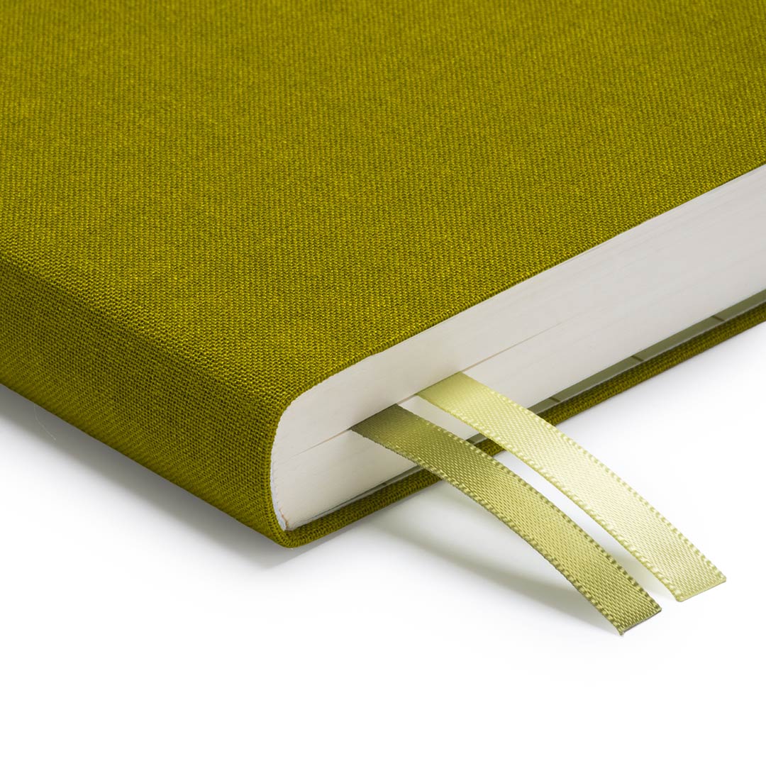Olive Green Fabric Daily Planner