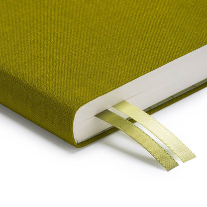 Olive Green Fabric Daily Planner