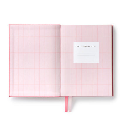 Pink Fabric Daily Planner