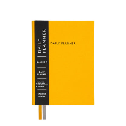 Yellow Fabric Daily Planner
