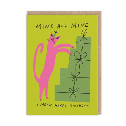 Mine All Mine Birthday Card