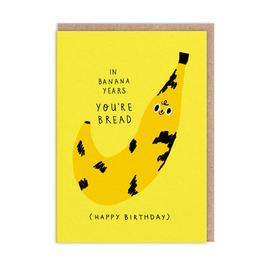 In Bannana Years Greeting Card