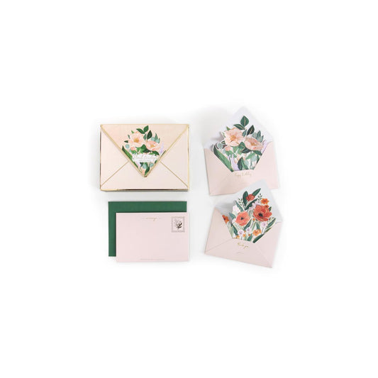 Floral Envelope Boxed Notes