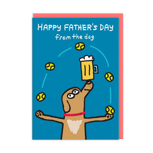 Father's Day From The Dog Greeting Card