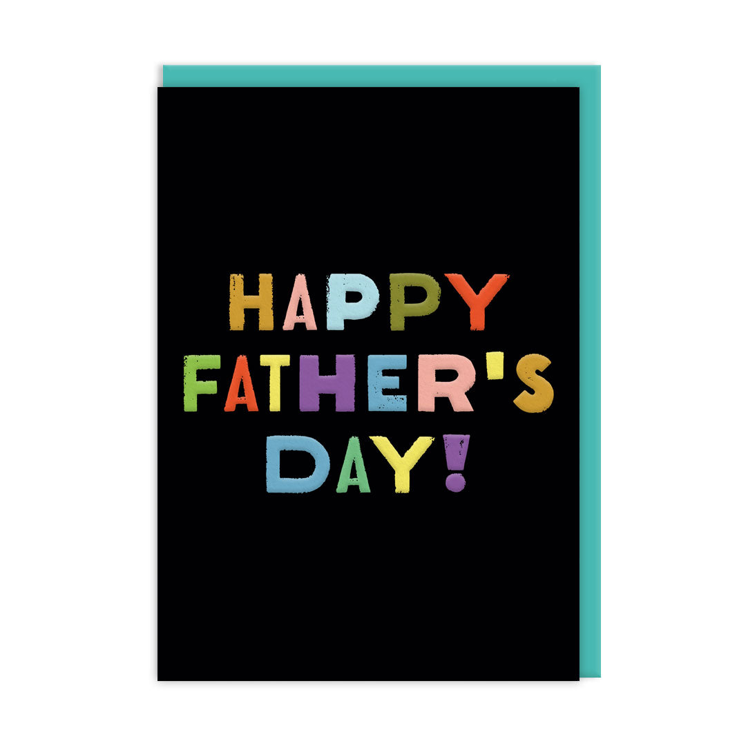 Happy Father's Day Bold Greeting Card