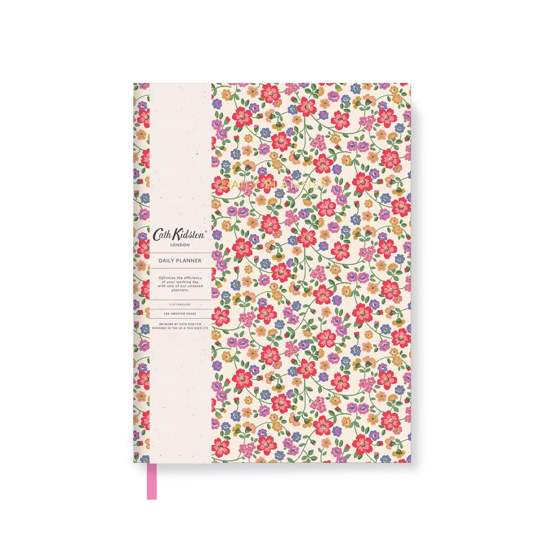 Autumn Ditsy Cream Floral Daily Planner