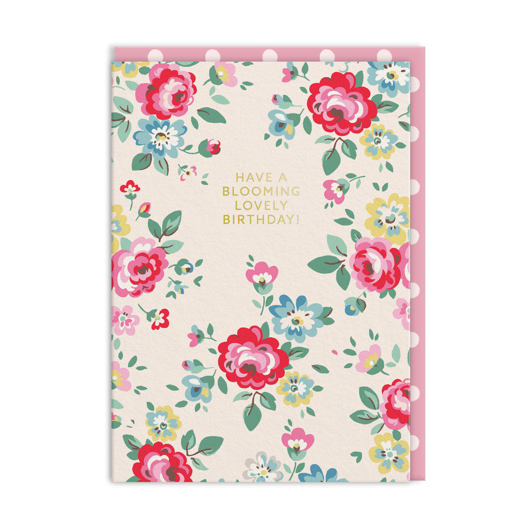 Have A Blooming Lovely Birthday Greeting Card