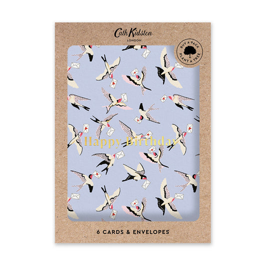 Cath Kidston Birds Happy Birthday Card Set