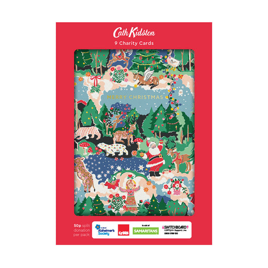 Pack of 9 Cath Kidston Christmas Cards - Christmas Legends