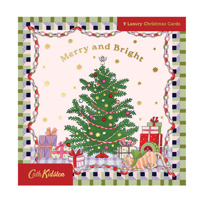 Cath Kidston x 3 Designs Greeting Card Square (Pack of 9)
