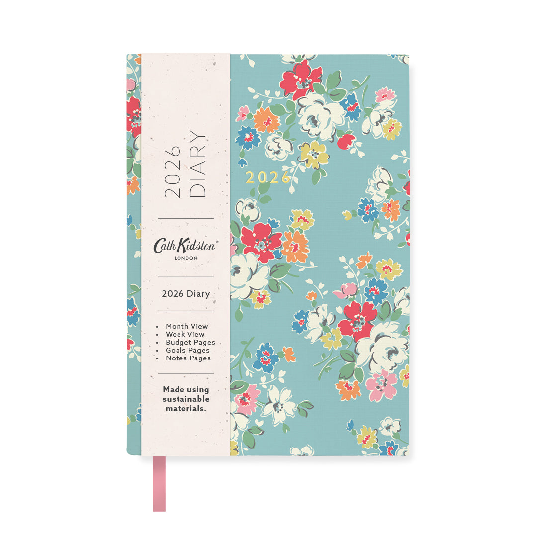 2026 Clifton Rose A6 Linen Diary