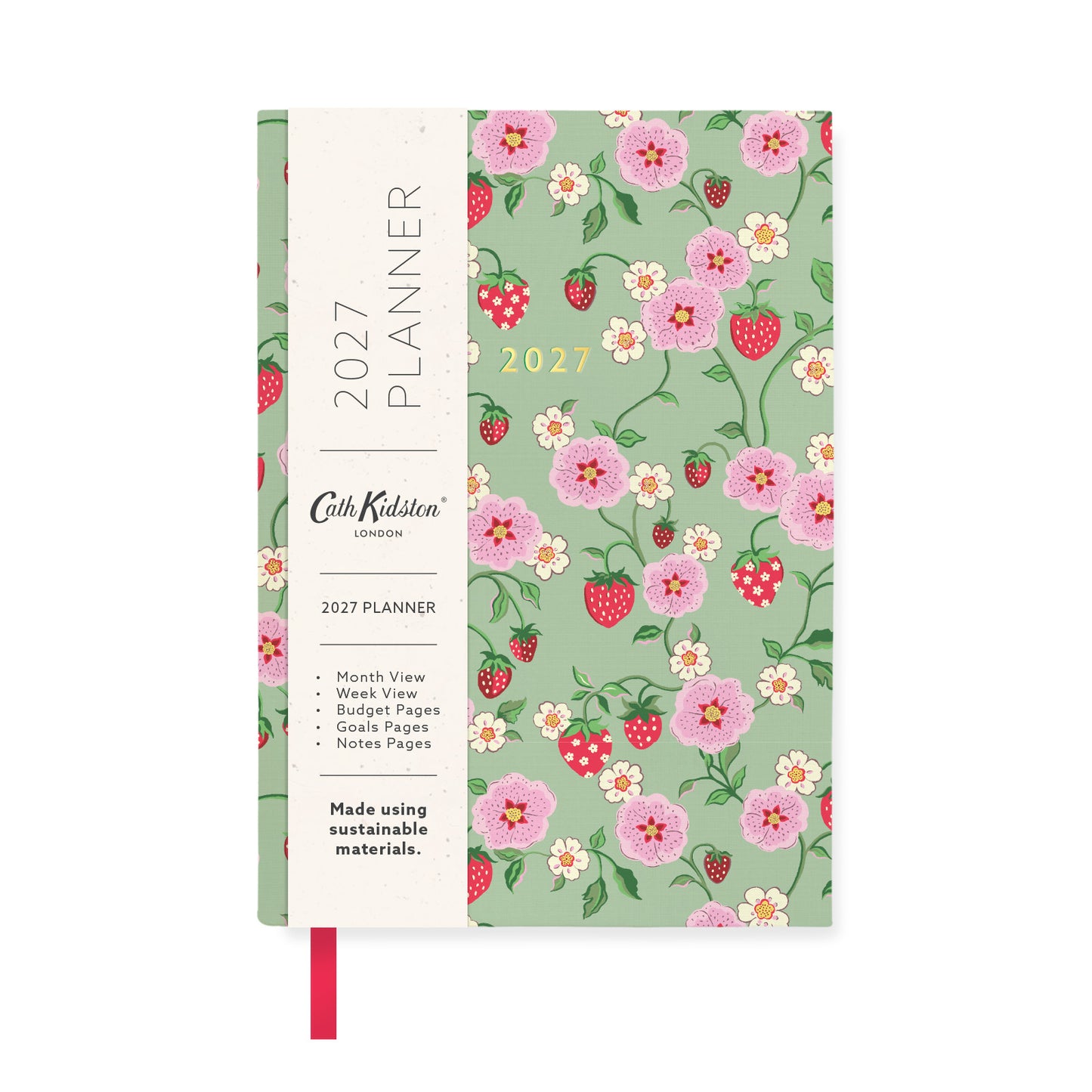 2027 Strawberry Green A6 Diary